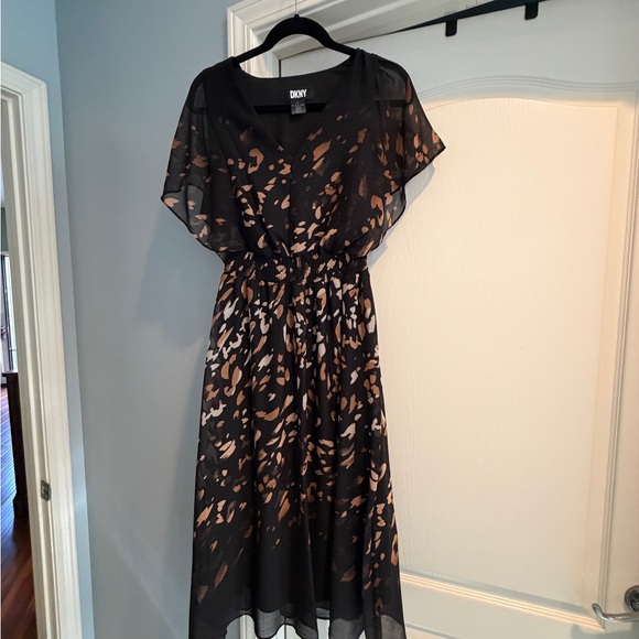 Dkny Dresses & Skirts - DKNY Black and Brown Maxi Dress